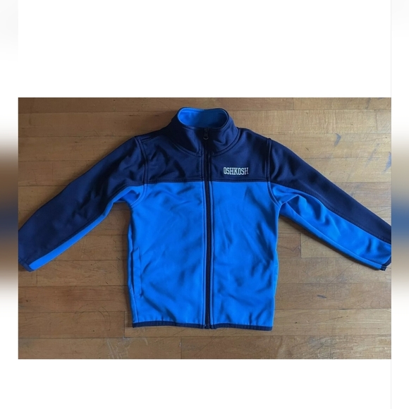 Osh Kosh Toddler's Blue Full Zip Jacket Size 5T - Picture 5 of 8